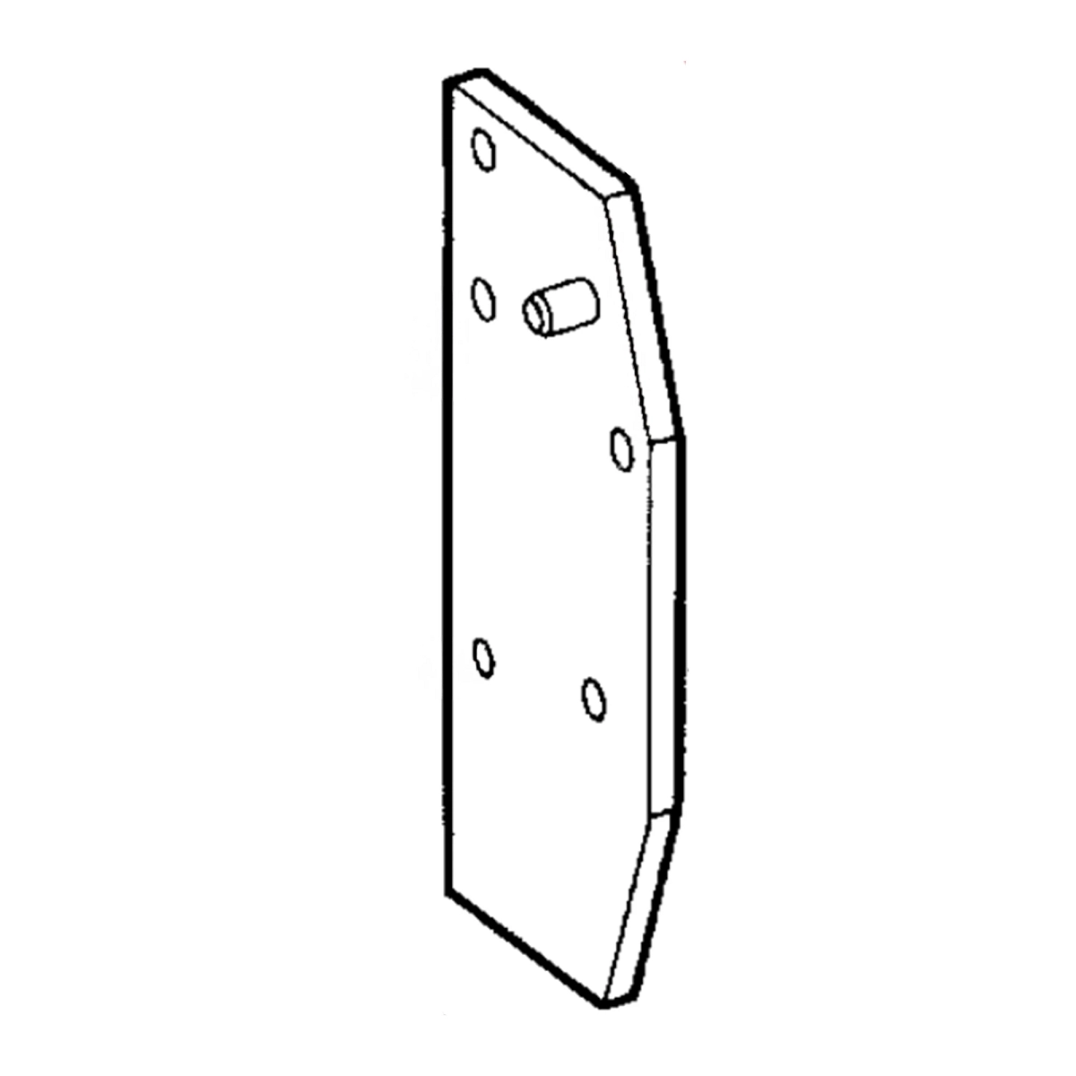 Support, Sway Block, W/Pin, LH