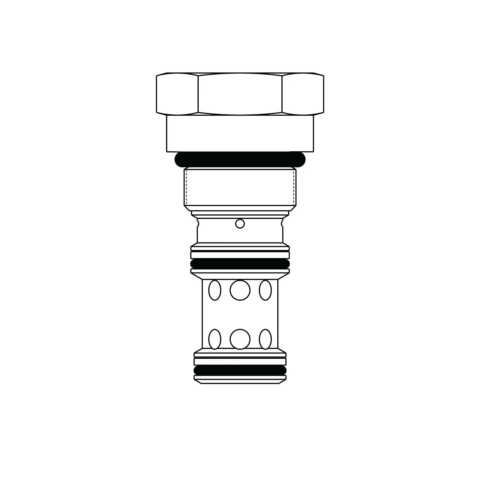 John Deere Feeder Flow Control Hydraulic Valve - AKK36582