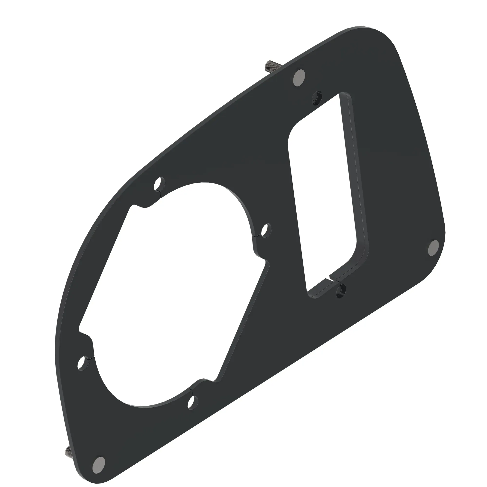 PLATE, CNTRL SING LVR+AUX-GRAY