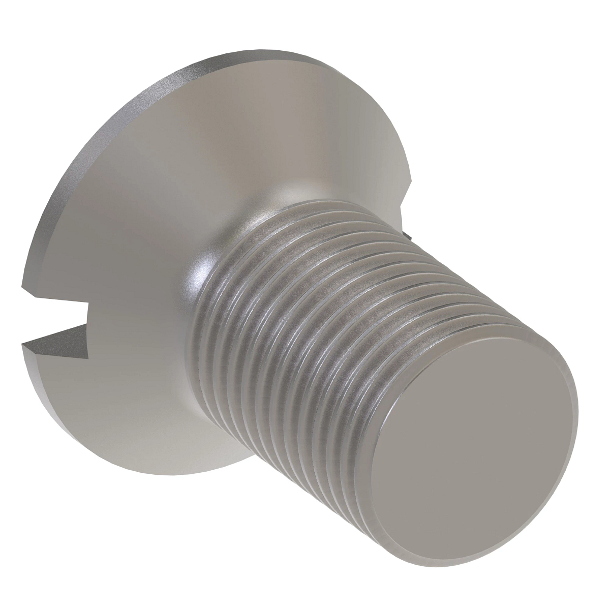 John Deere Slotted Flat Countersunk Head Screw, M6 X 12 - 21M7527