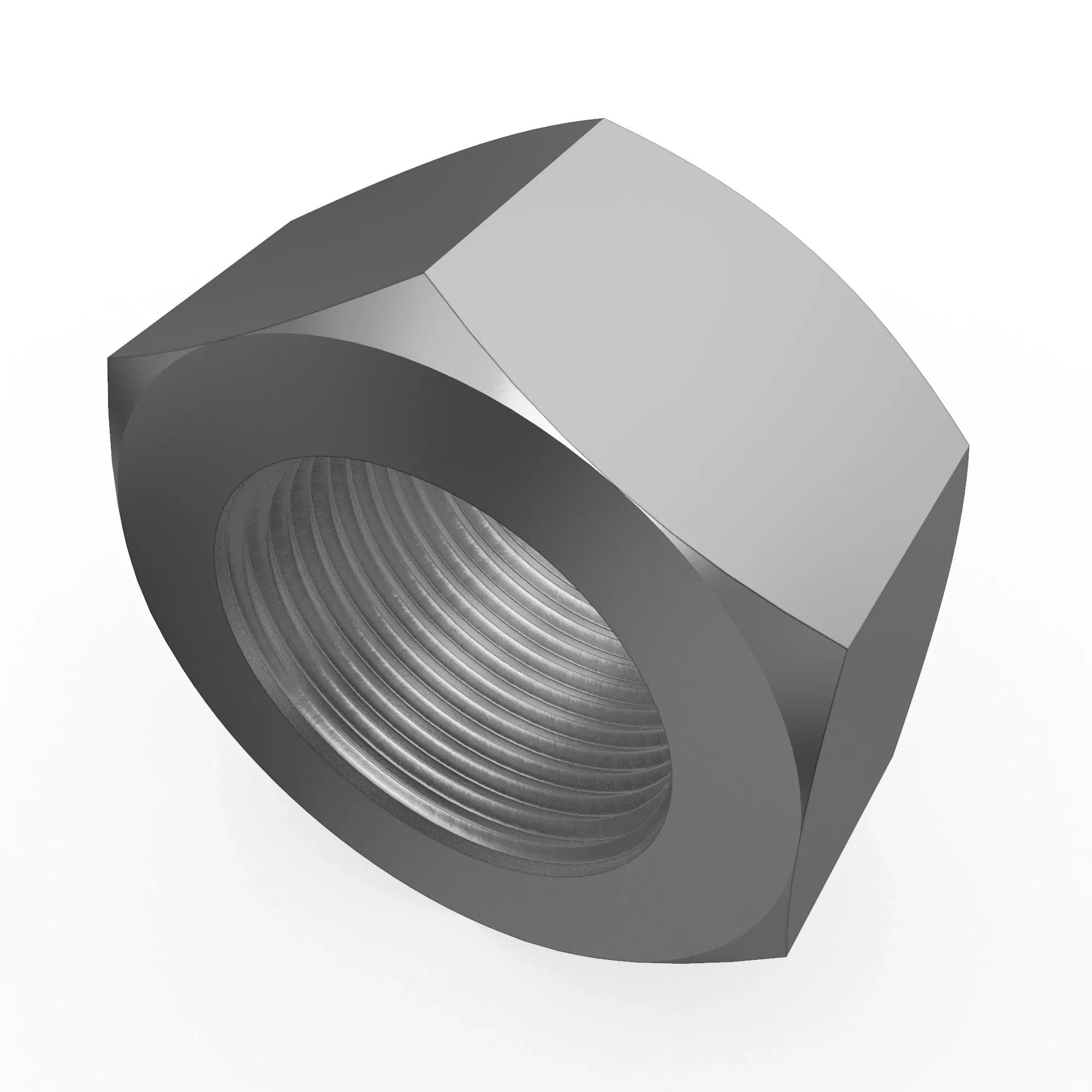 John Deere Hexagonal Lock Nut, 3/4-10 - N263490