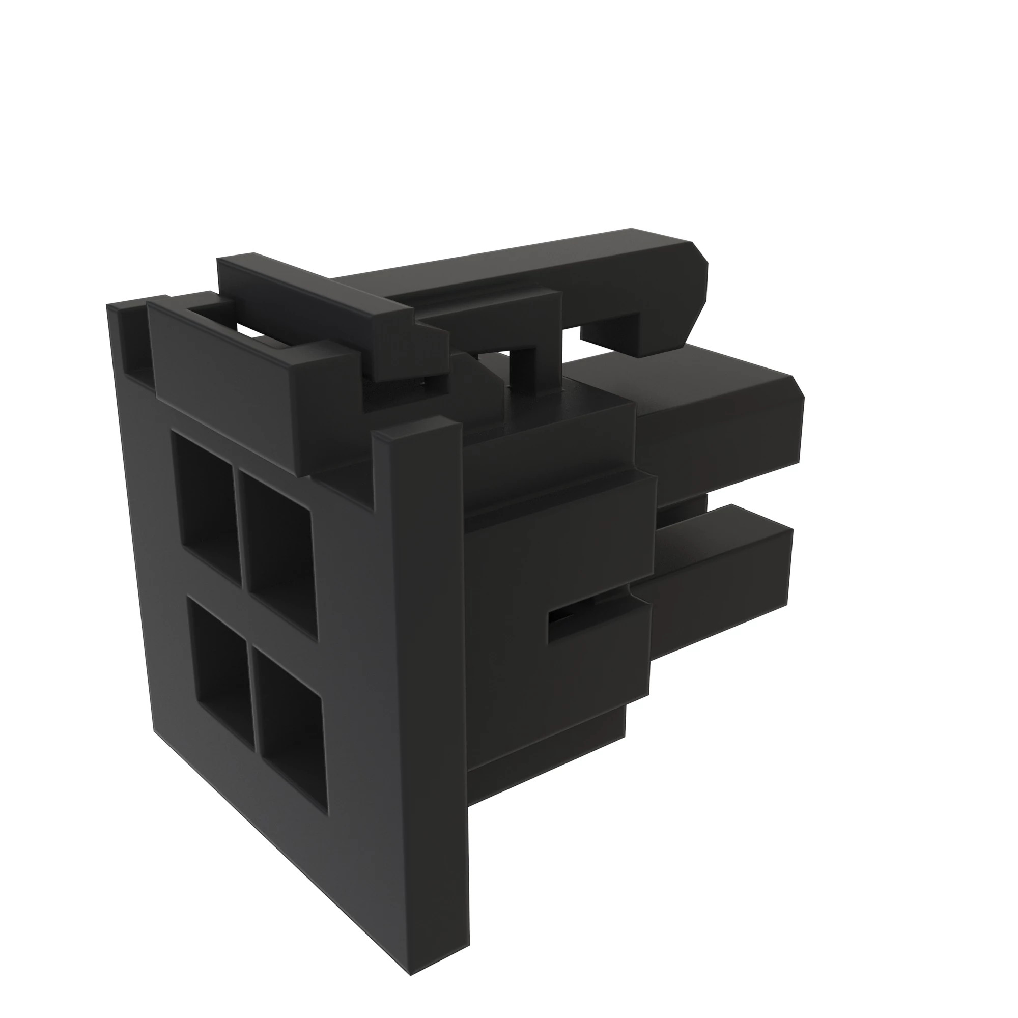 CONN MOLEX MFITTPA 4W F BLK POLYSTR