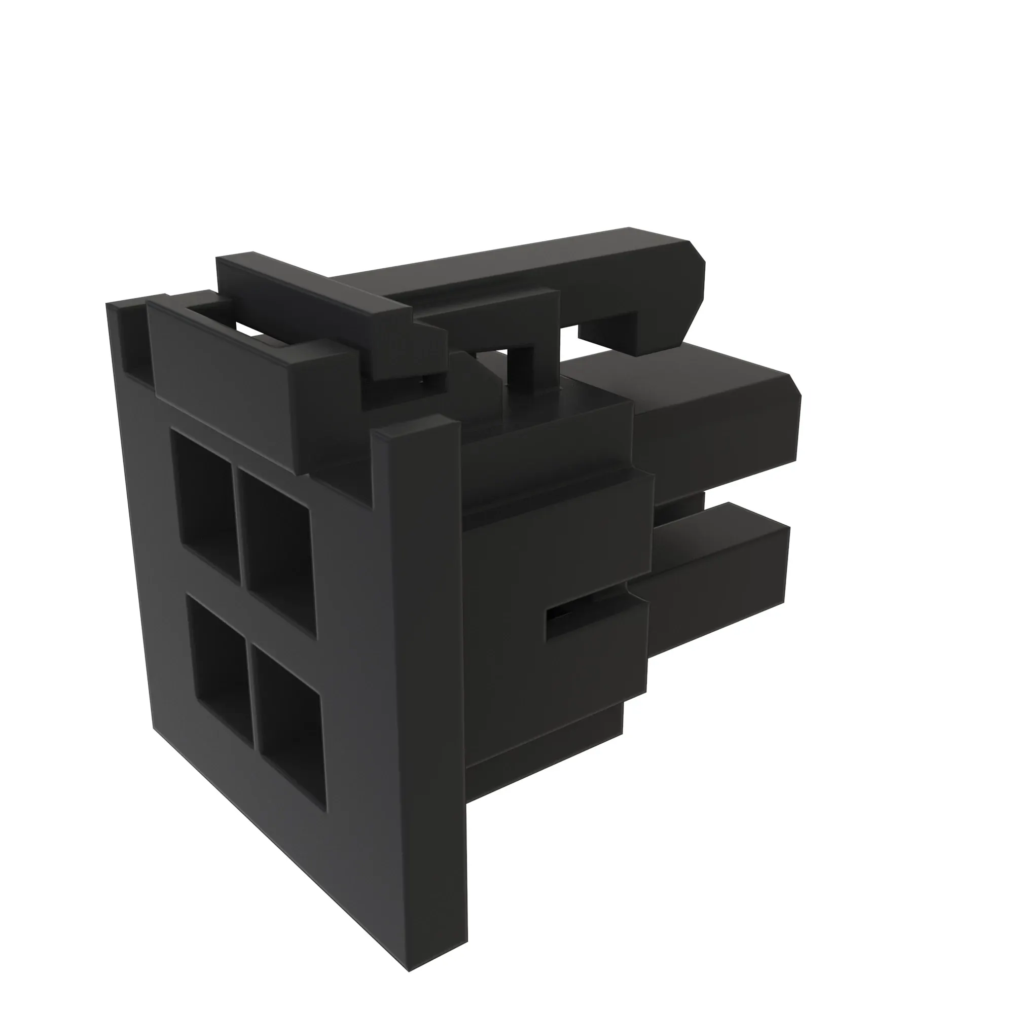 CONN MOLEX MFITTPA 4W F BLK POLYSTR