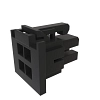 CONN MOLEX MFITTPA 4W F BLK POLYSTR