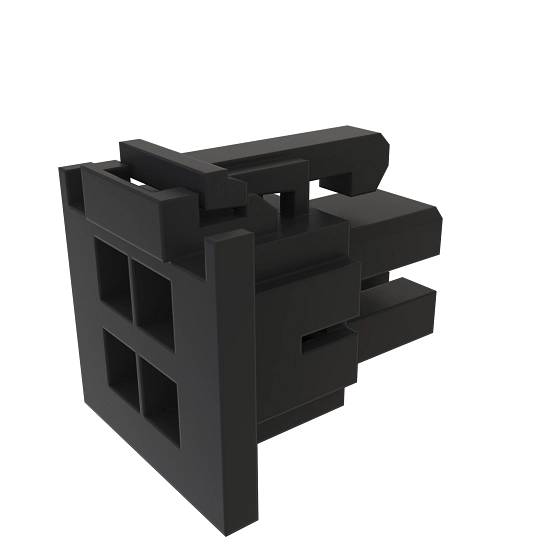 CONN MOLEX MFITTPA 4W F BLK POLYSTR