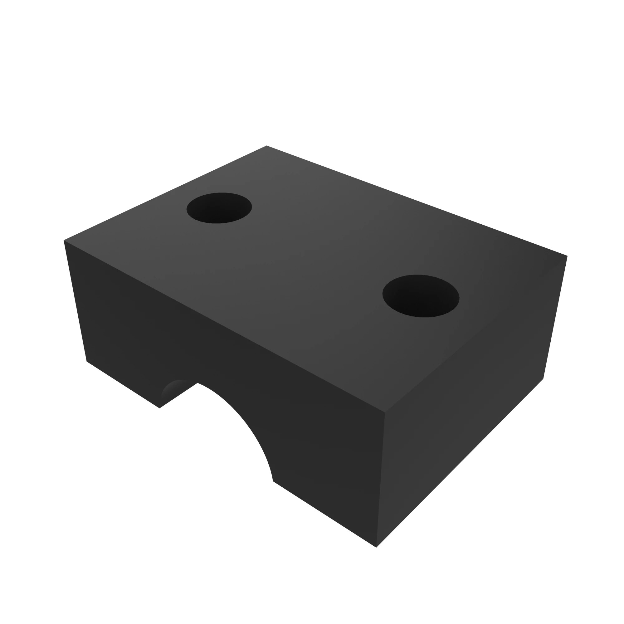 CLAMP, HALF BLOCK SINGLE, 16MM DIAM