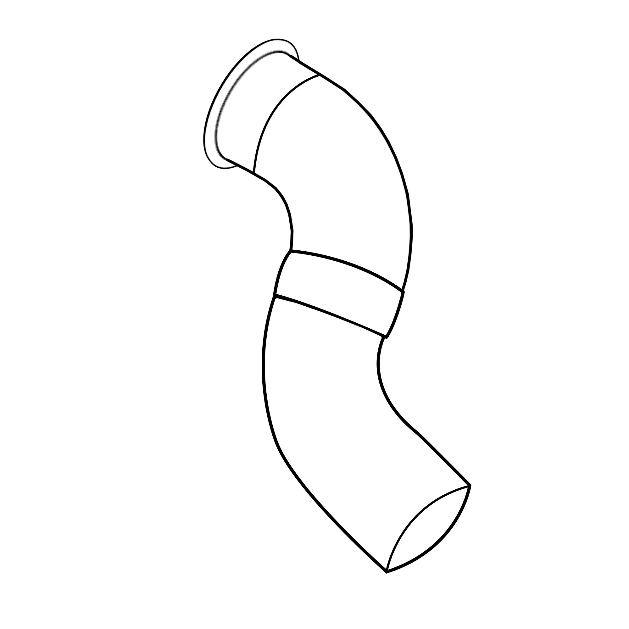 John Deere Exhaust Pipe - FF510743