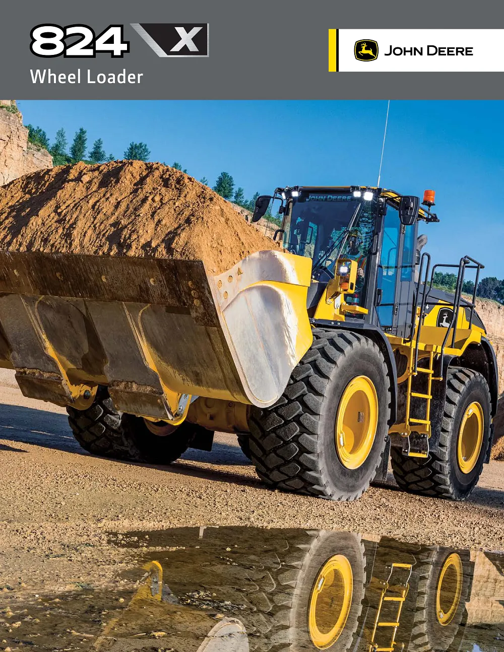 824 X-Tier Large Wheel Loader Brochure cover