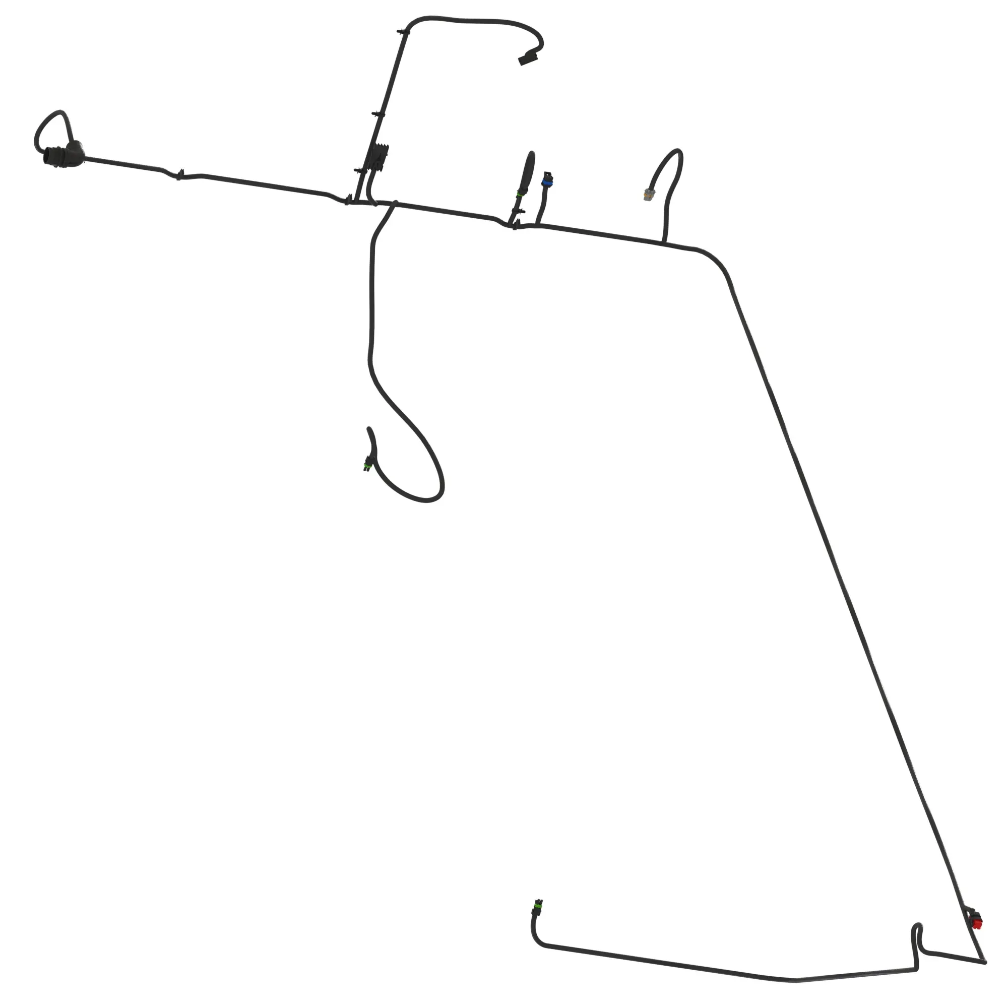 John Deere Grain Tank Wiring Harness, Right Side - AXE58091