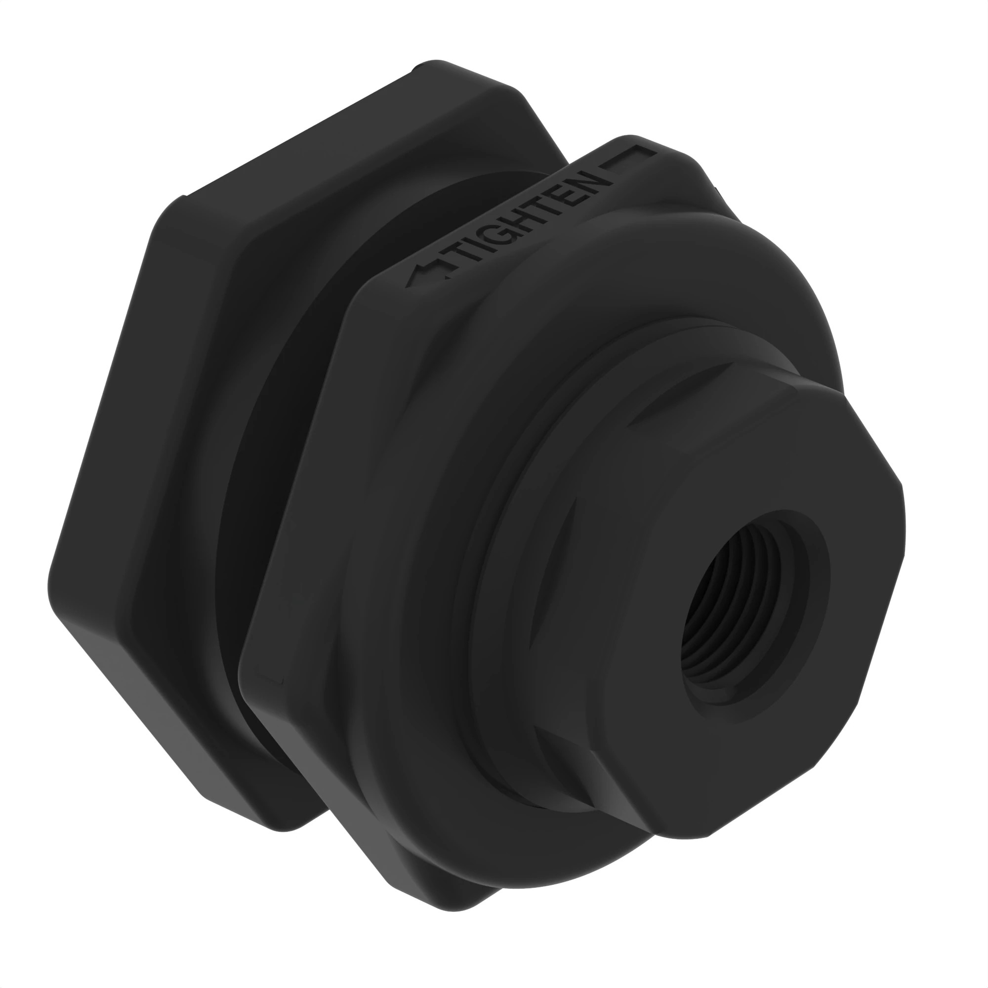 FITTING, BULKHEAD, 1.25" NPT X 0.5"