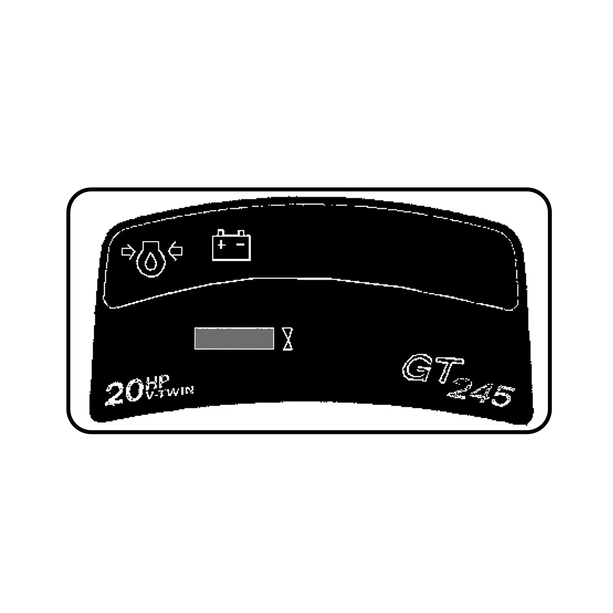 John Deere Instrument Panel Label - M146425