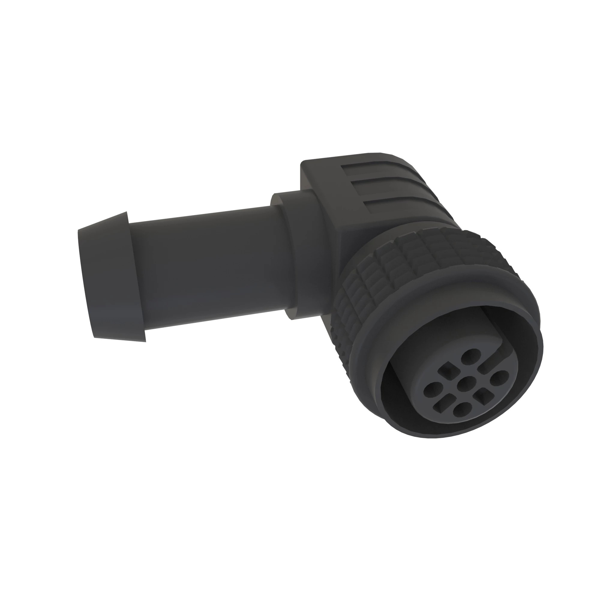 John Deere Gray External Electrical Connector Housing, 5 Cavities - 57M14633