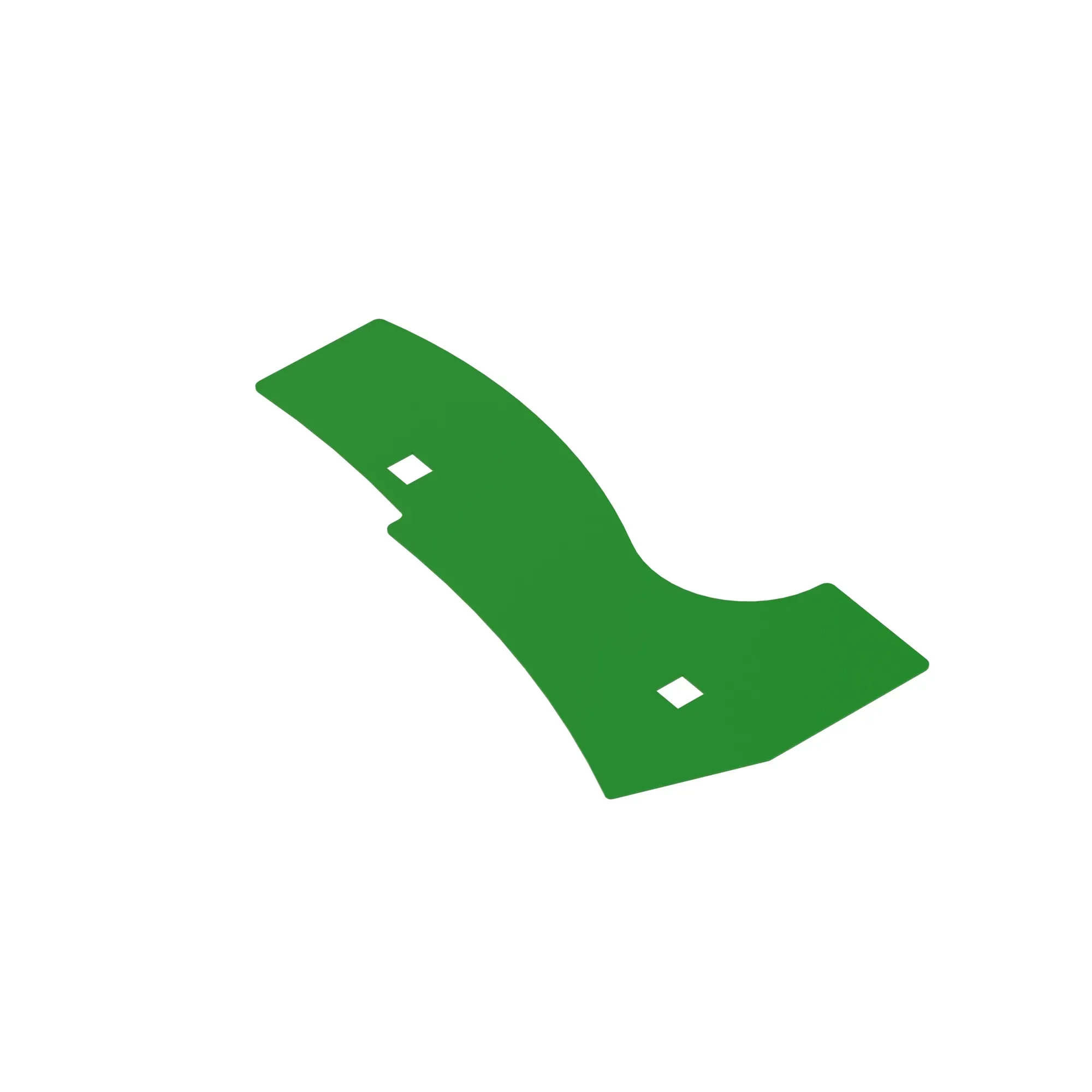 John Deere Feedroll Rear Wear Plate Shim - HXE52325