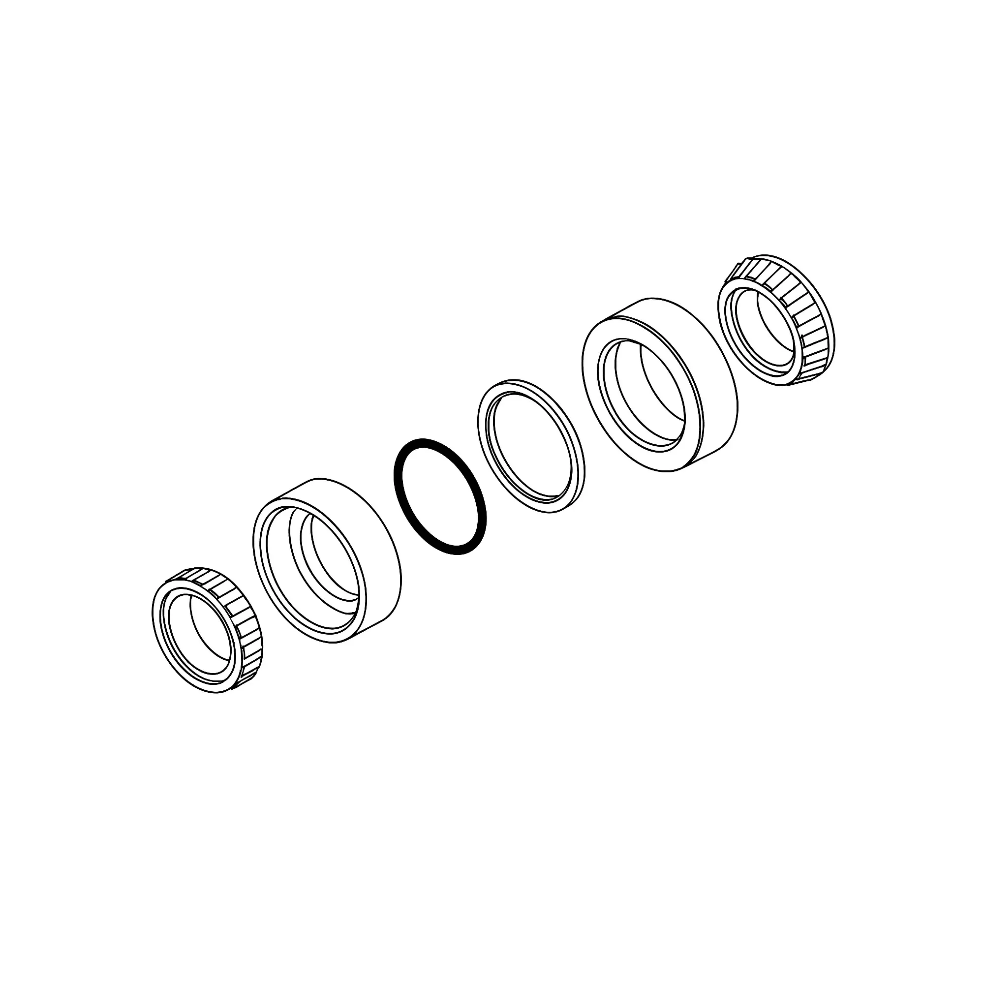 John Deere Double Row Tapered Roller Bearing - AN193343