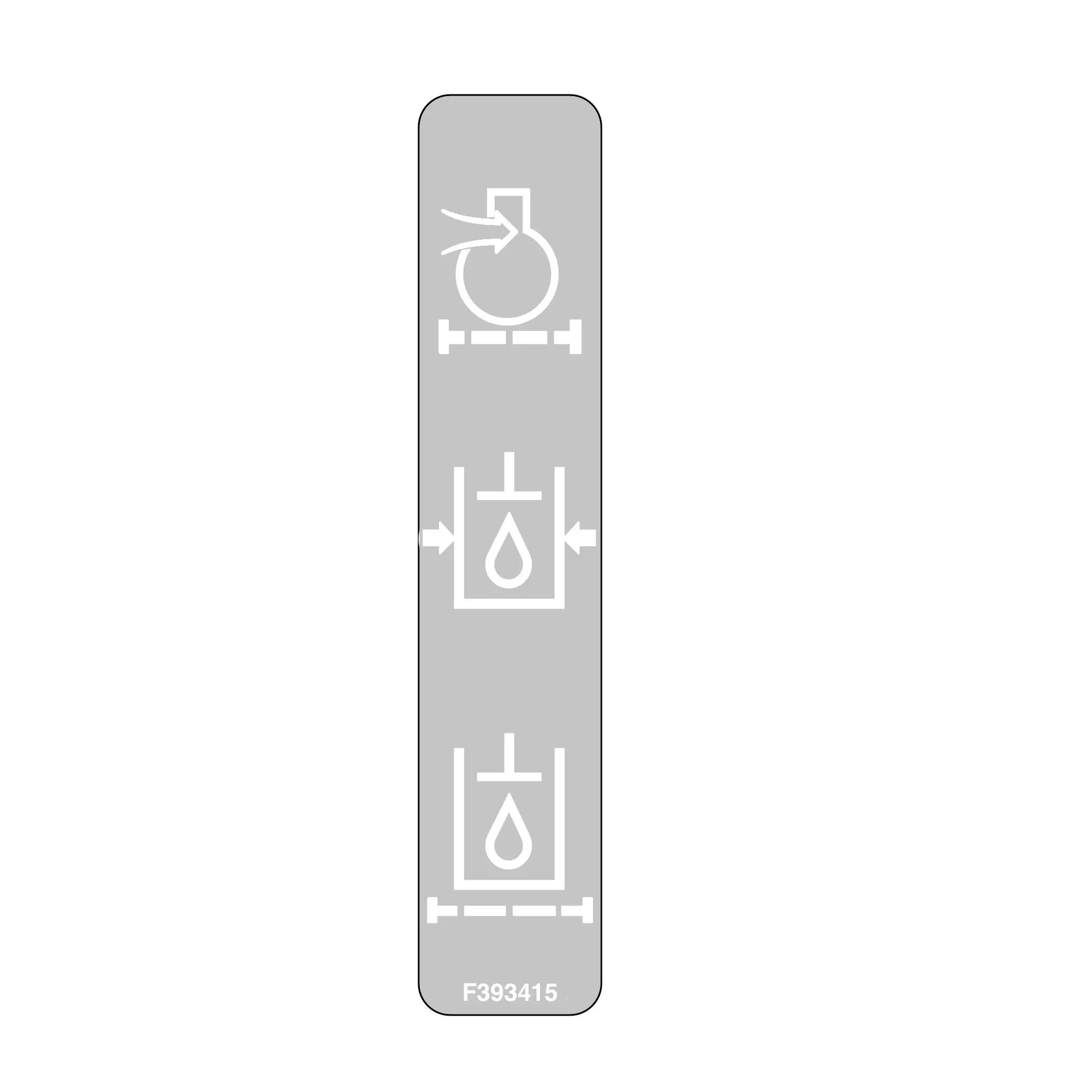John Deere Lights Warning Decal - F393415