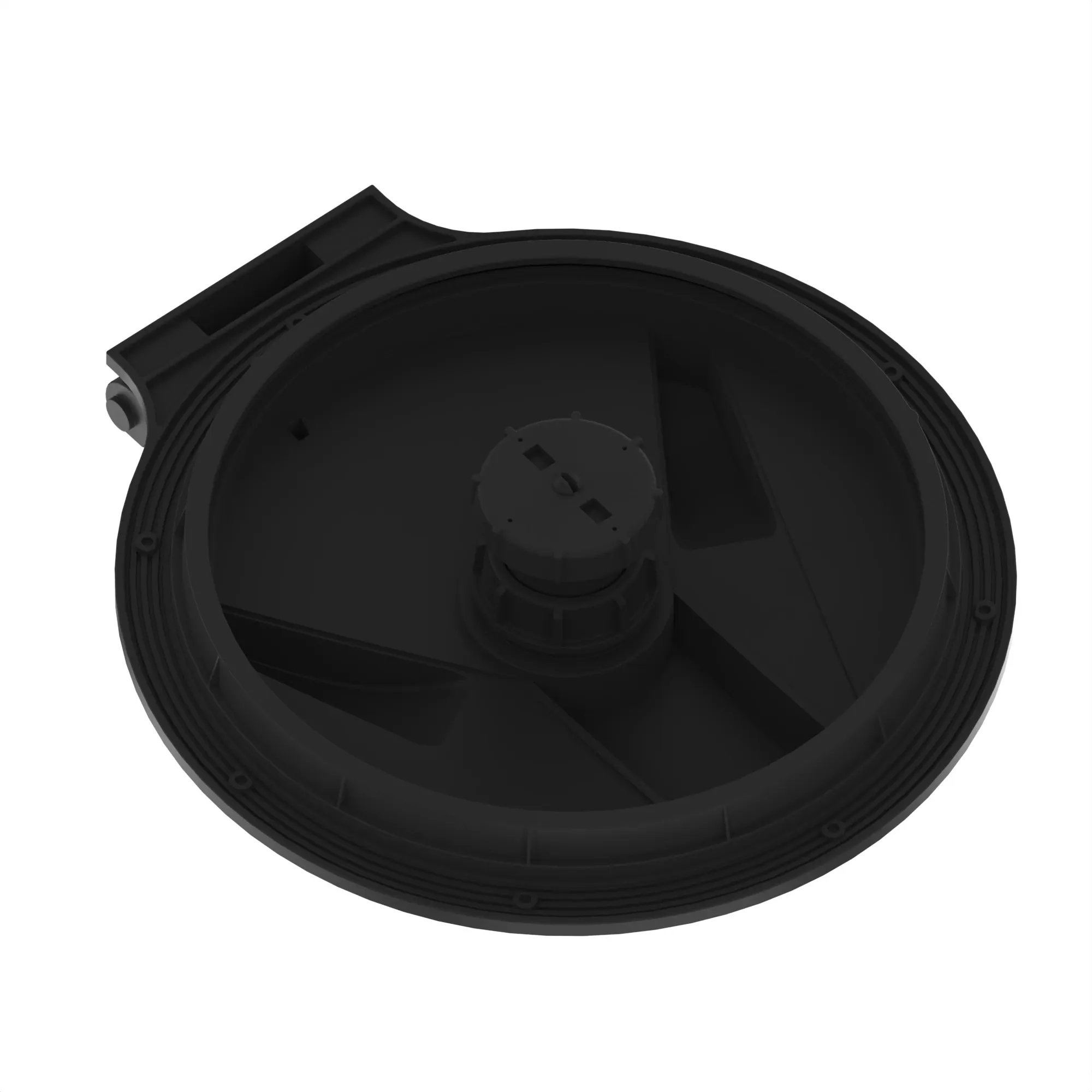 COVER, LOCKING HINGED LID, 180 DEG.