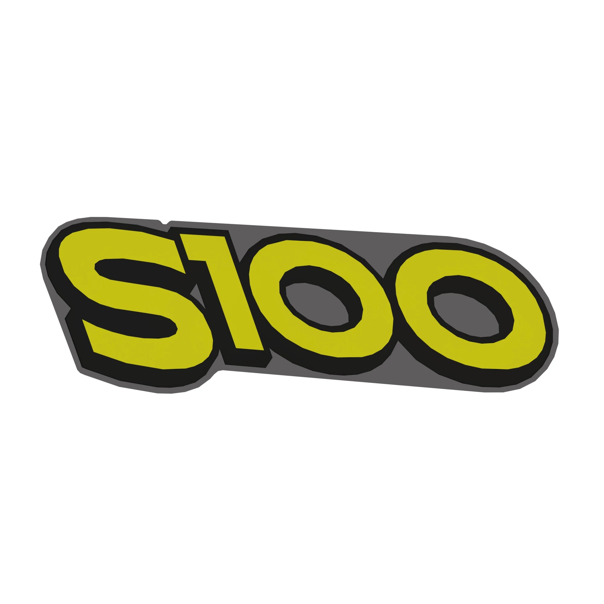 John Deere S100 Hood Label, Right Side - UC26377