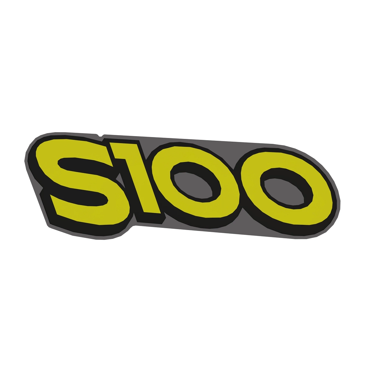 Label, S100 RH Hood