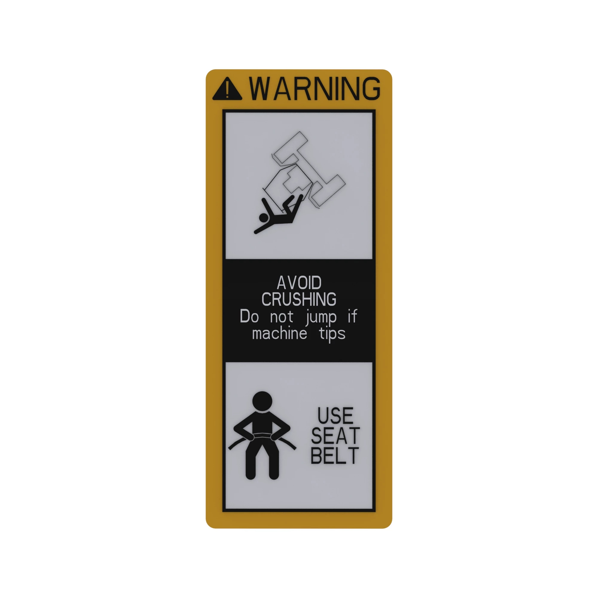 LABEL, WARNING (ENGLISH)