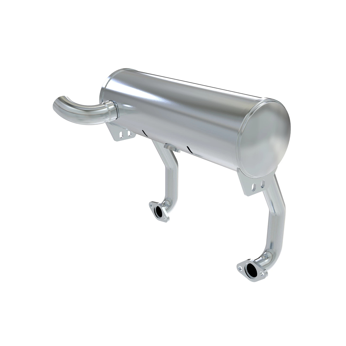 John Deere Non-Aspirated Round Shaped Muffler - AUC14364