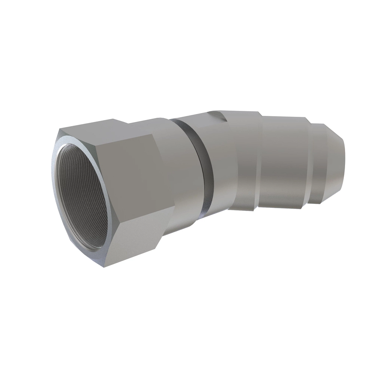 Fitting, HYD 45 Deg Swivel Elbow 3/