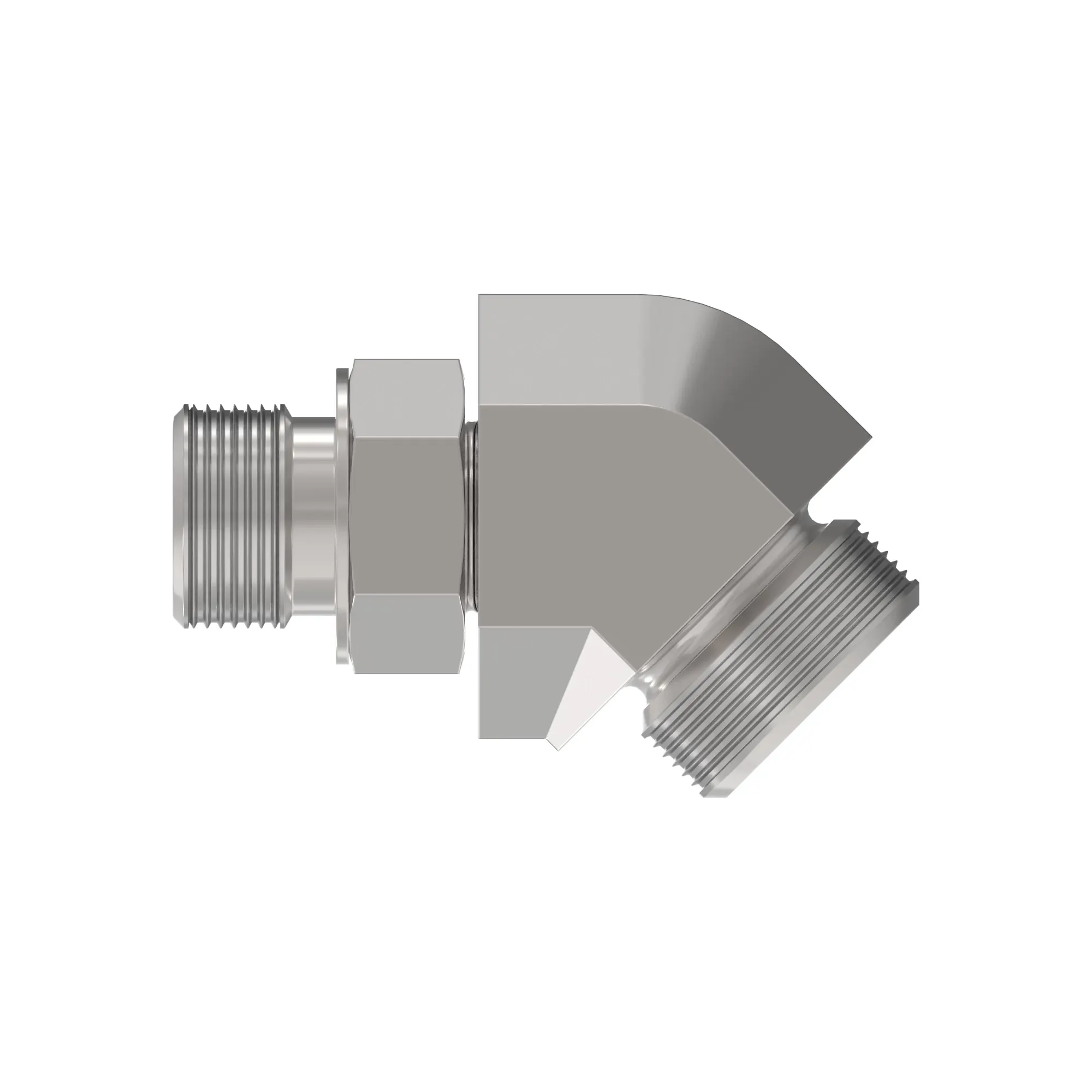 45 DEG STRAIGHT THREAD,O-RING FSF