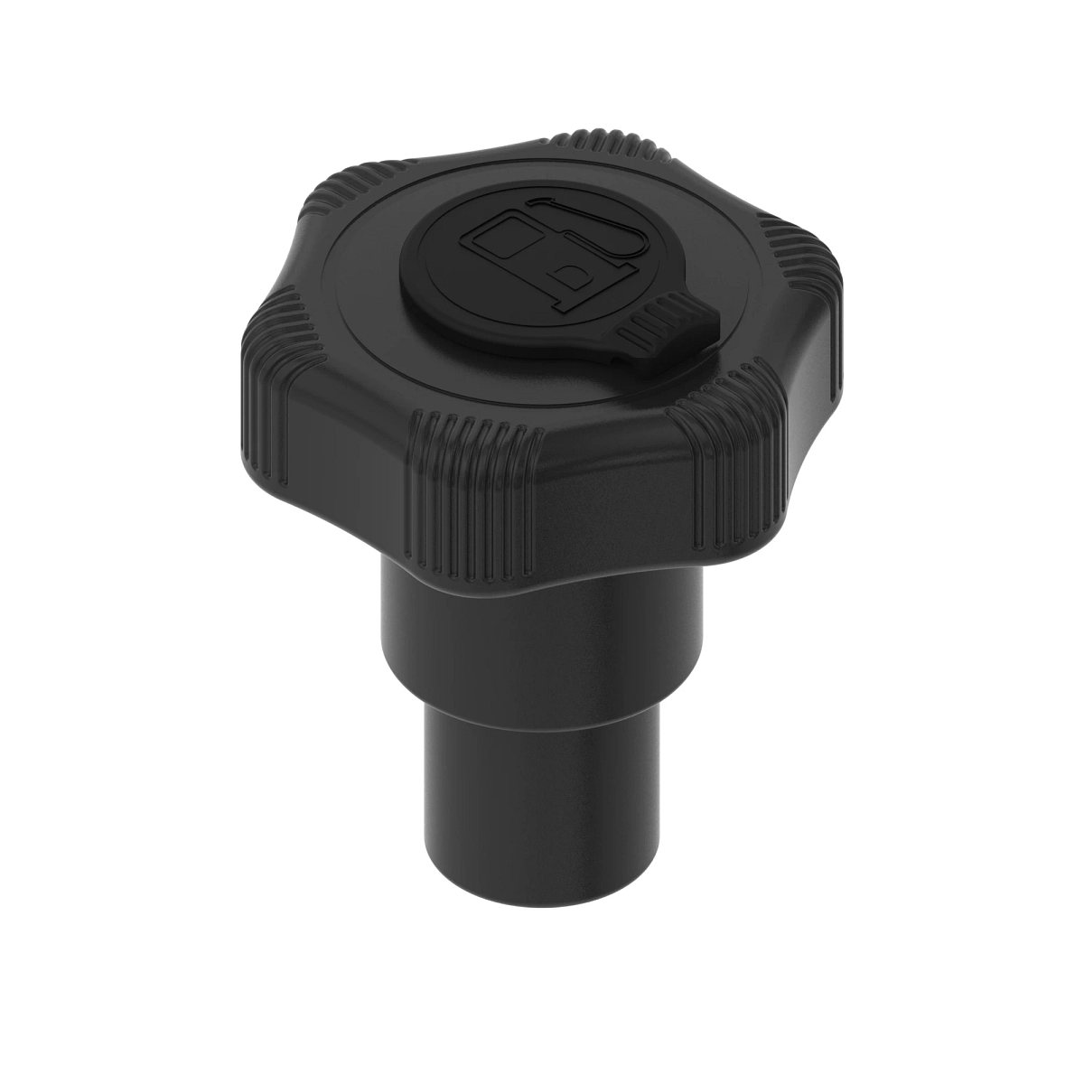 Filler Cap, Rov (Cone), Green, Lock