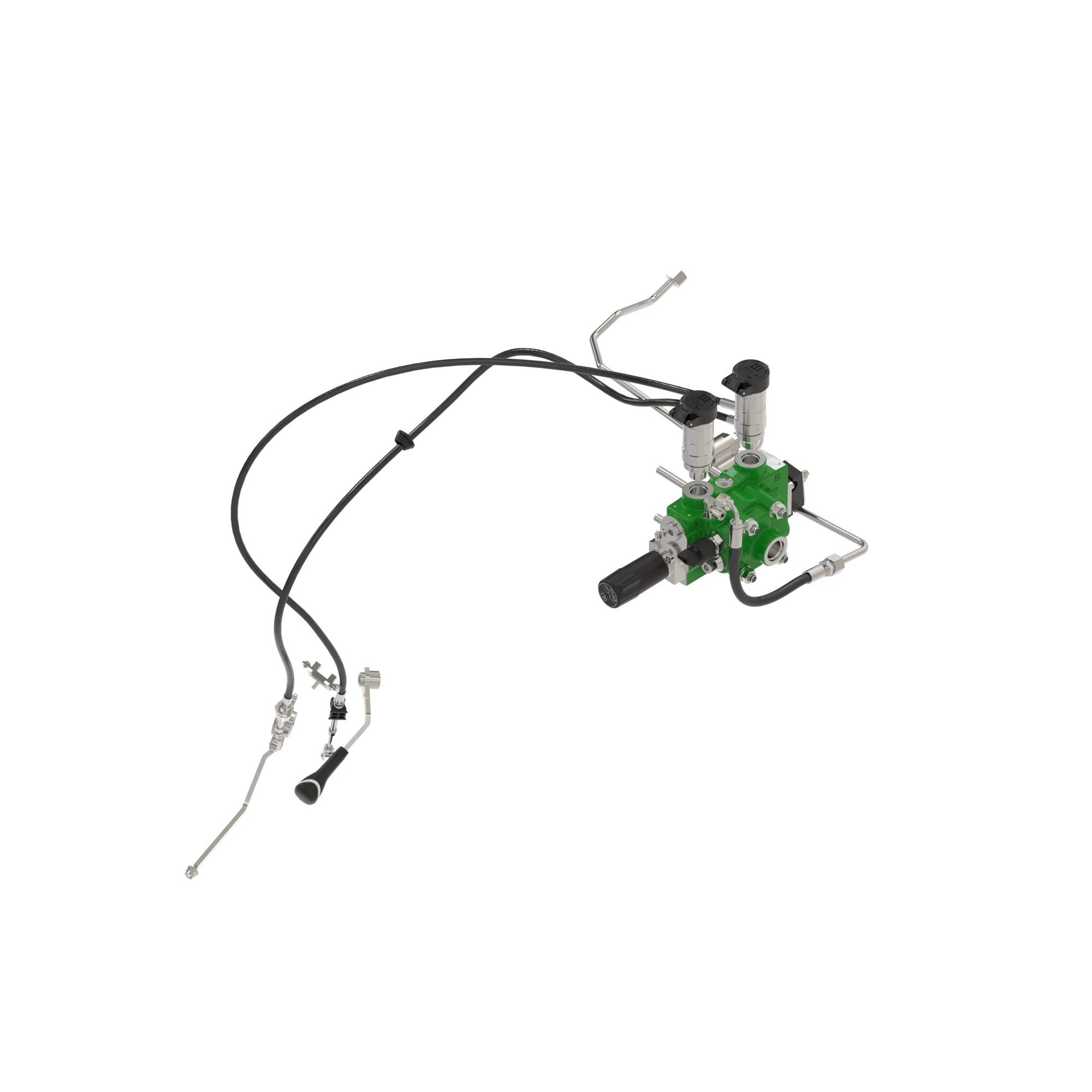 John Deere Triple Rear Deluxe SCV Kit with Lever Controls (Stackable SCVs Only) - BSJ10157