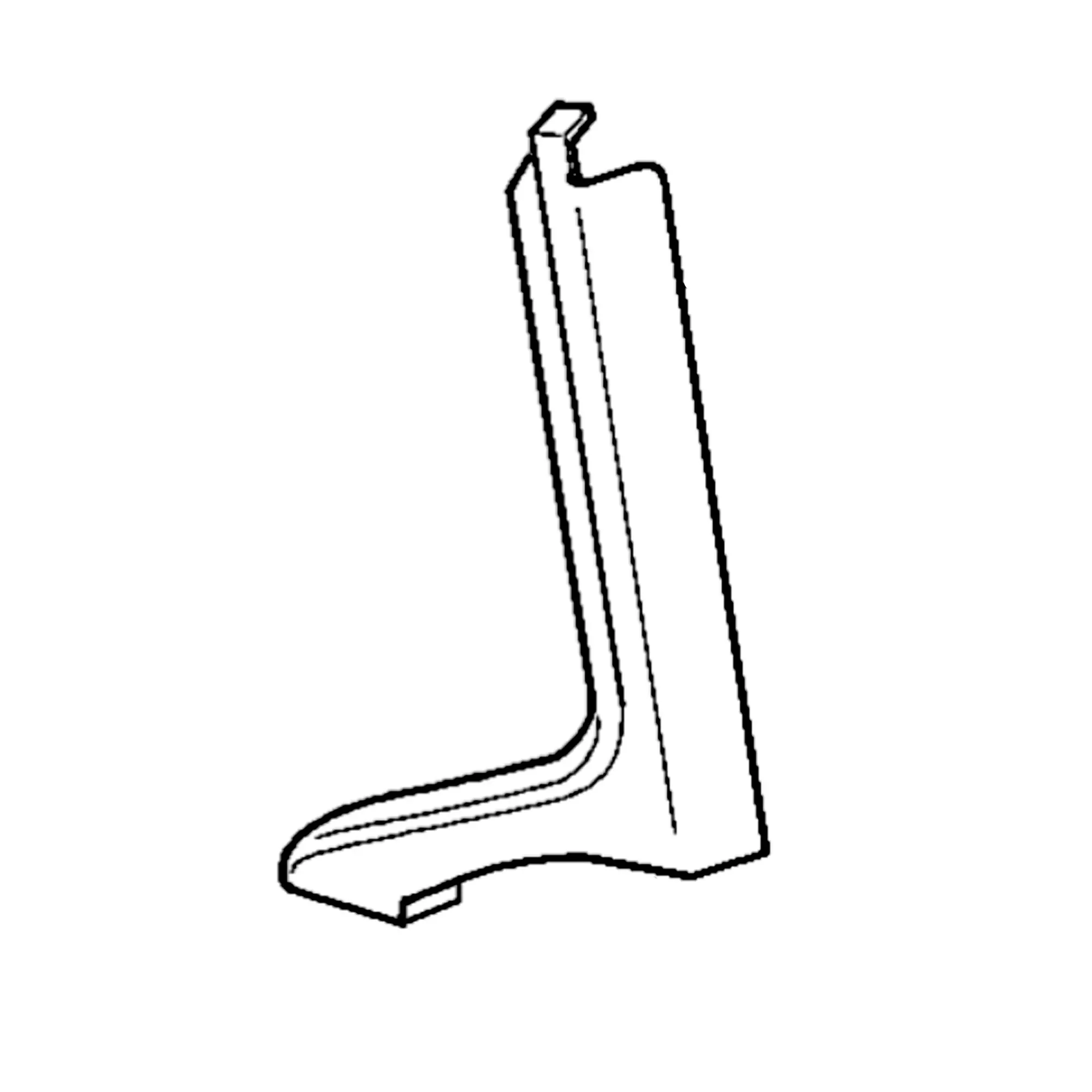 John Deere Rear Air Duct, Right Side - AL112548