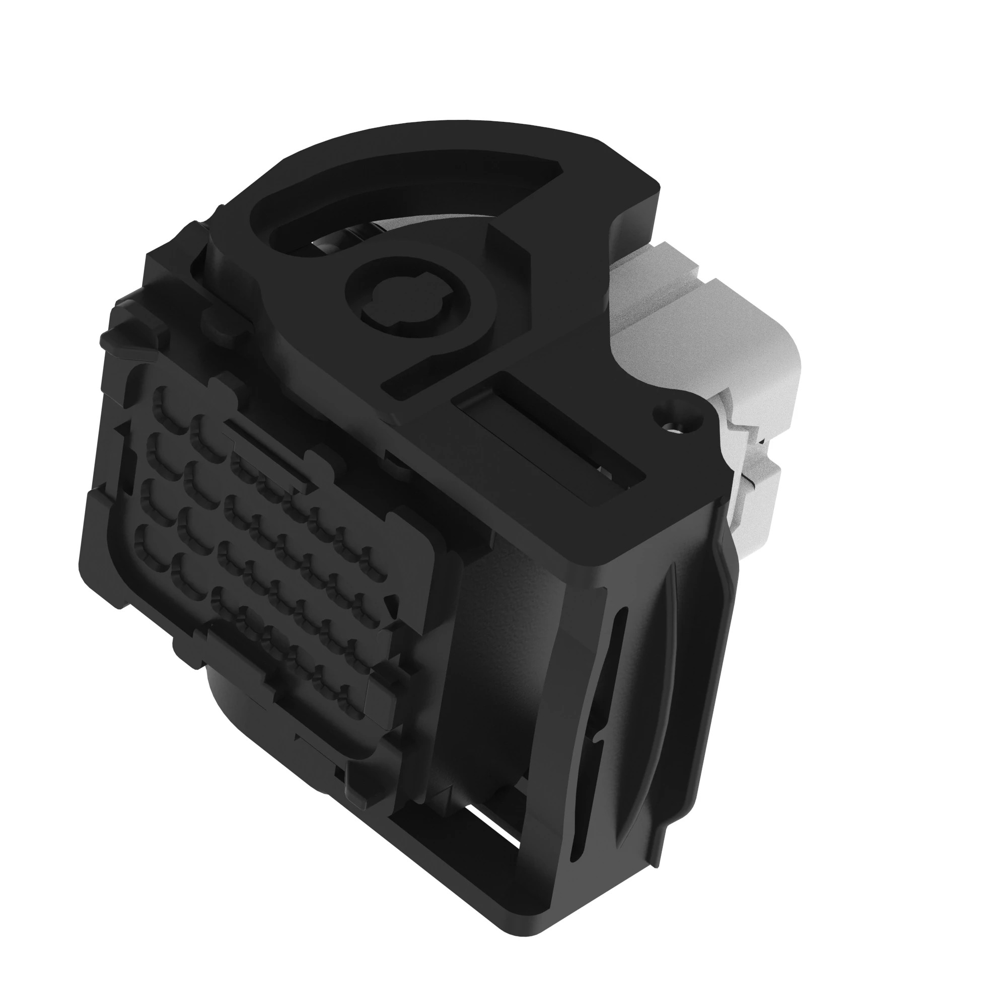 John Deere Gray External Electrical Connector Housing, 32 Cavities - 57M10607