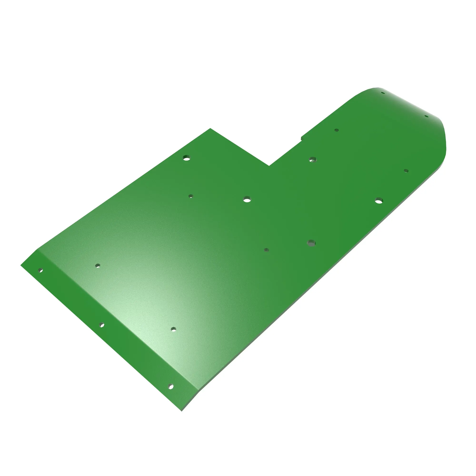 John Deere Left Side Cutting Platform Float Arm Stabilizer Skid Plate - AH167051