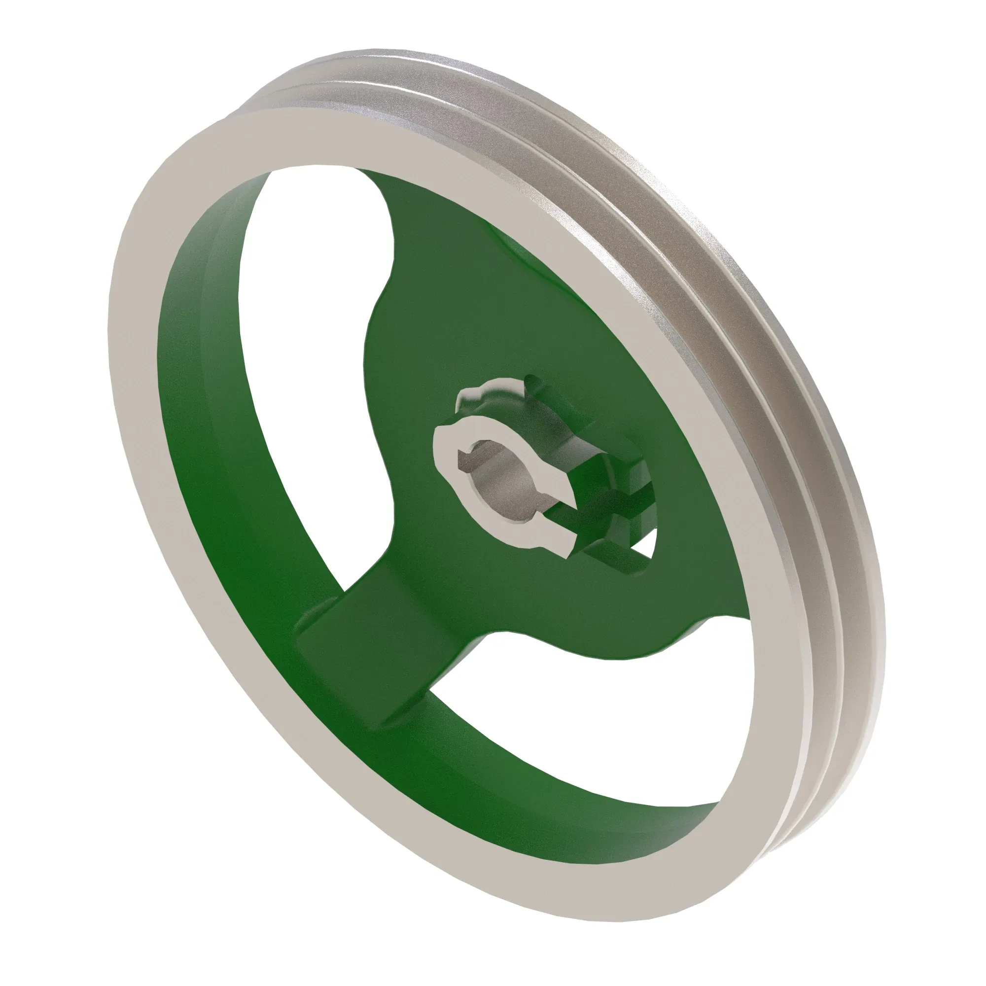 CROSS AUGER DRIVEN PULLEY