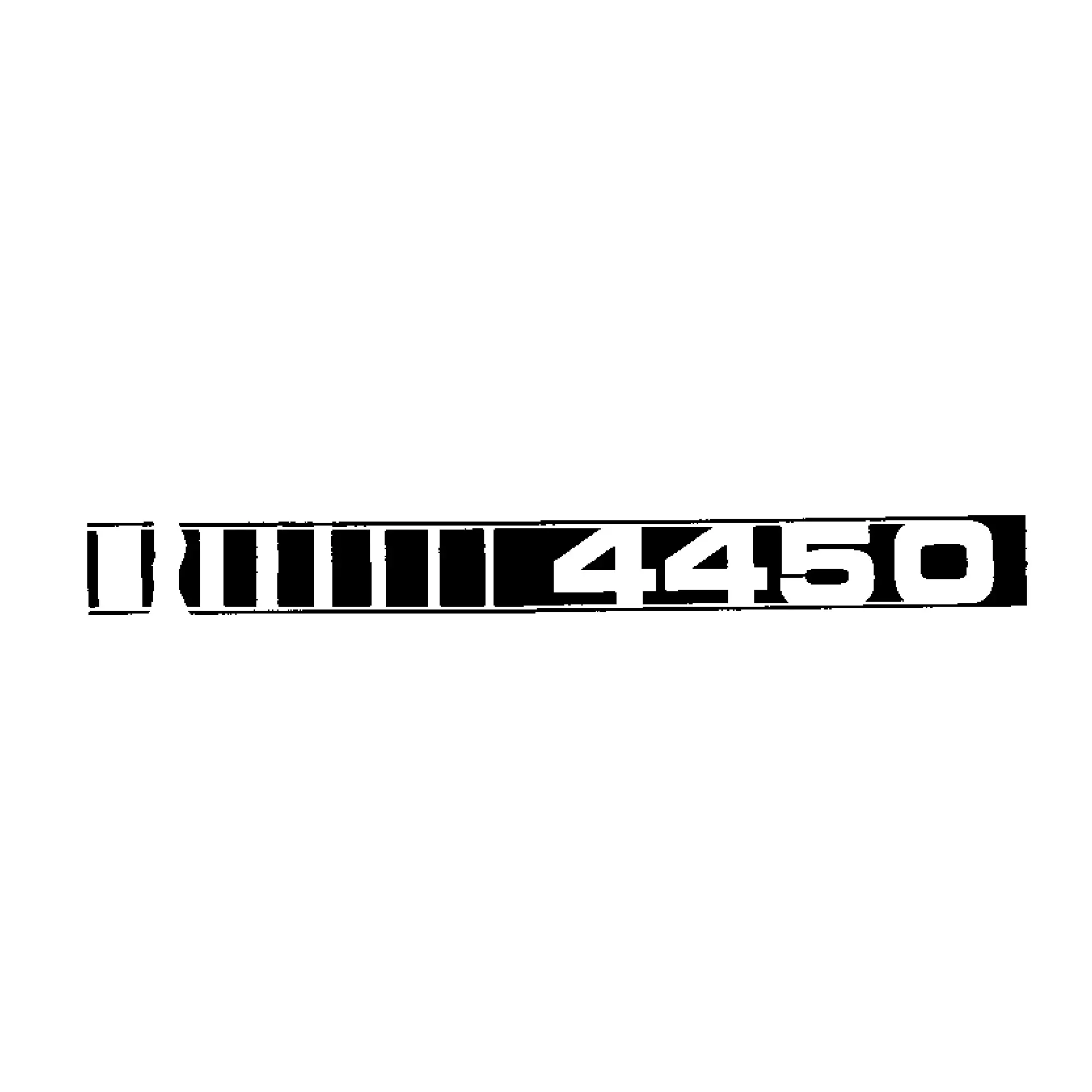 John Deere 4450 Model Label, Left Side - R73476