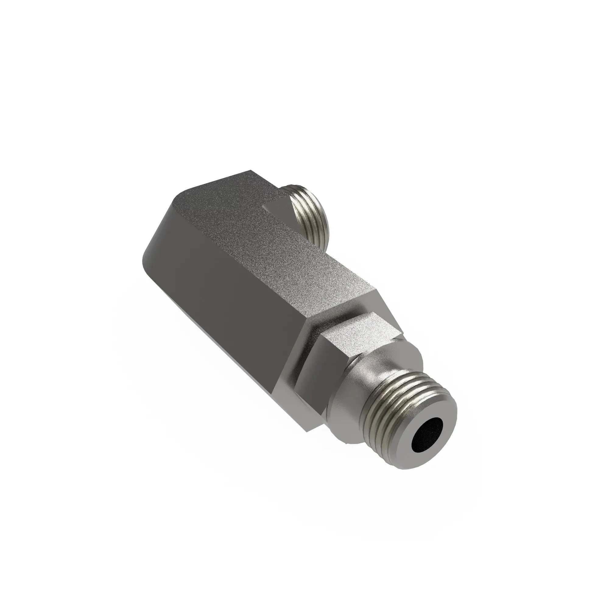 90 DEG LONG STRAIGHT THREAD ELBOW