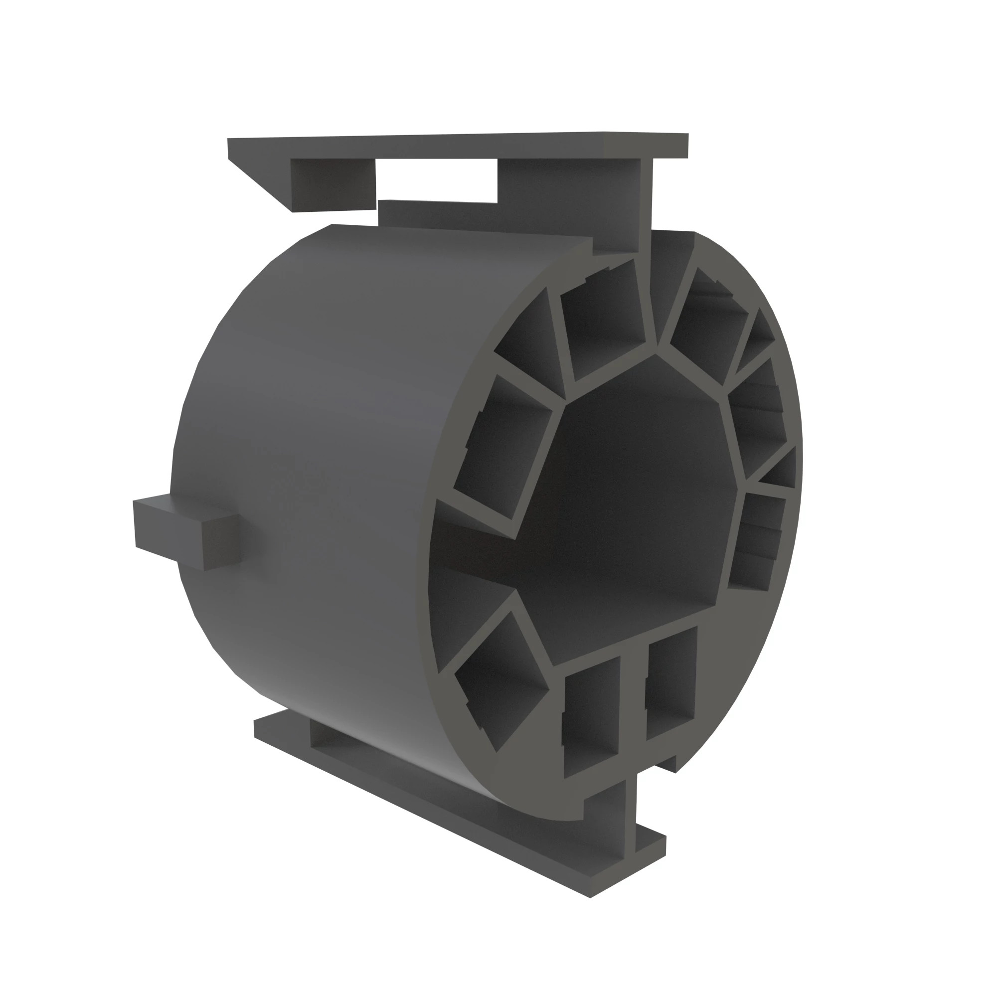 STONERIDGE 8W RCPT FEM SLD BLK NYLN