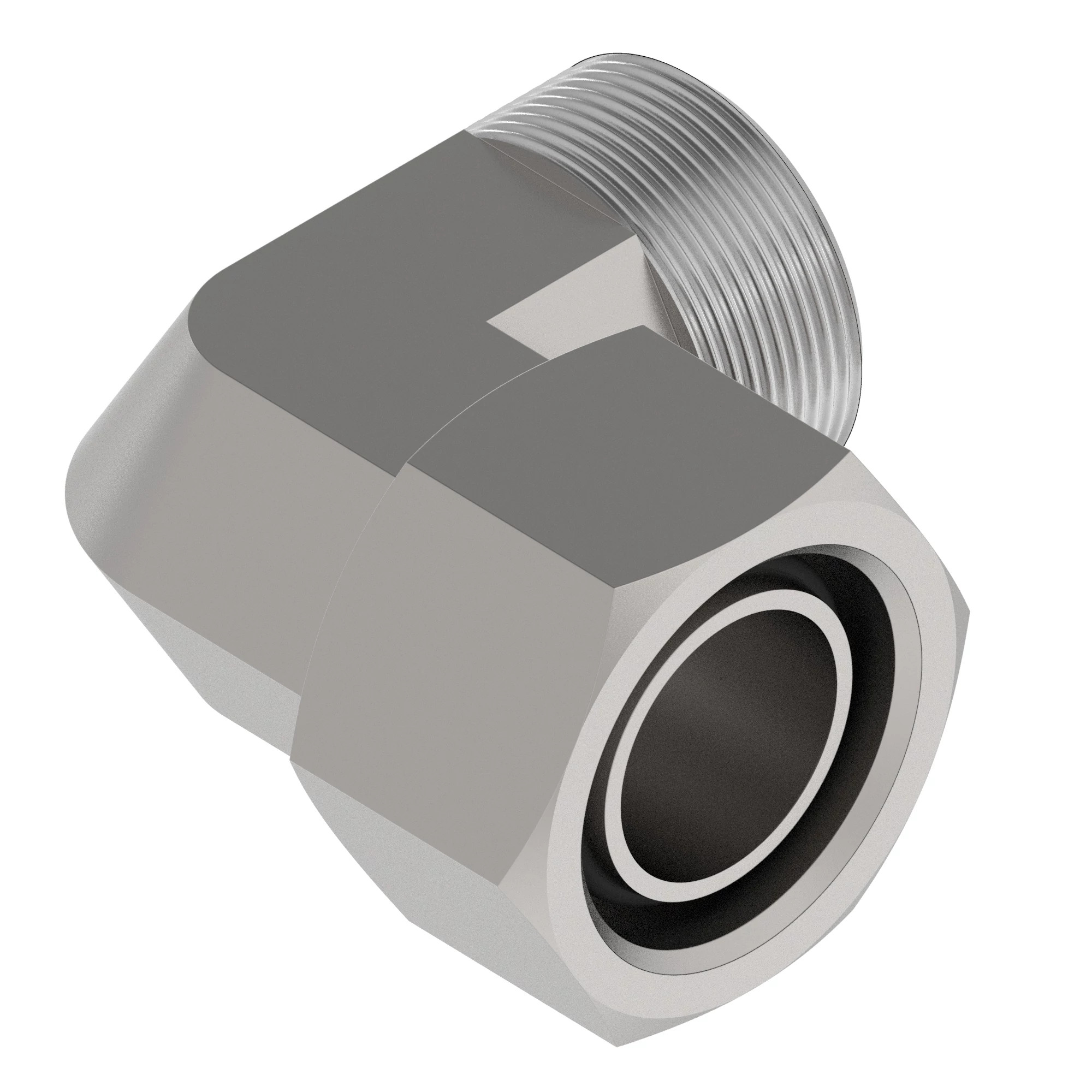 John Deere 90 Degree Swivel Connector Fitting - WY22138