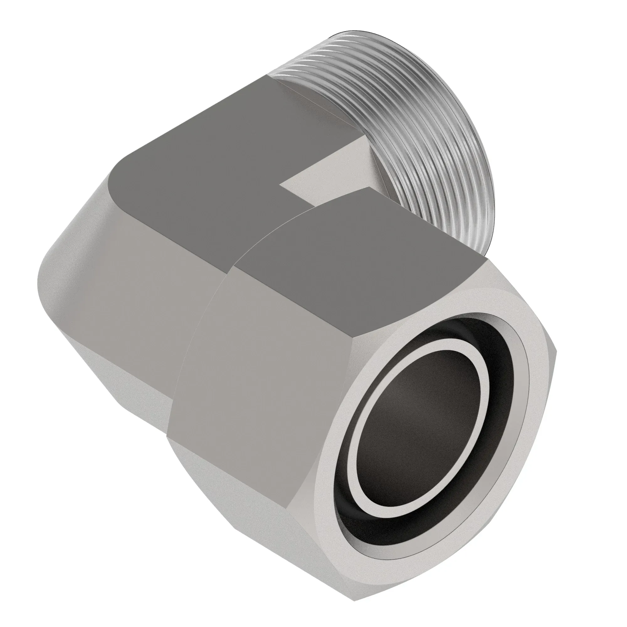 John Deere 90 Degree Swivel Connector Fitting - WY22138