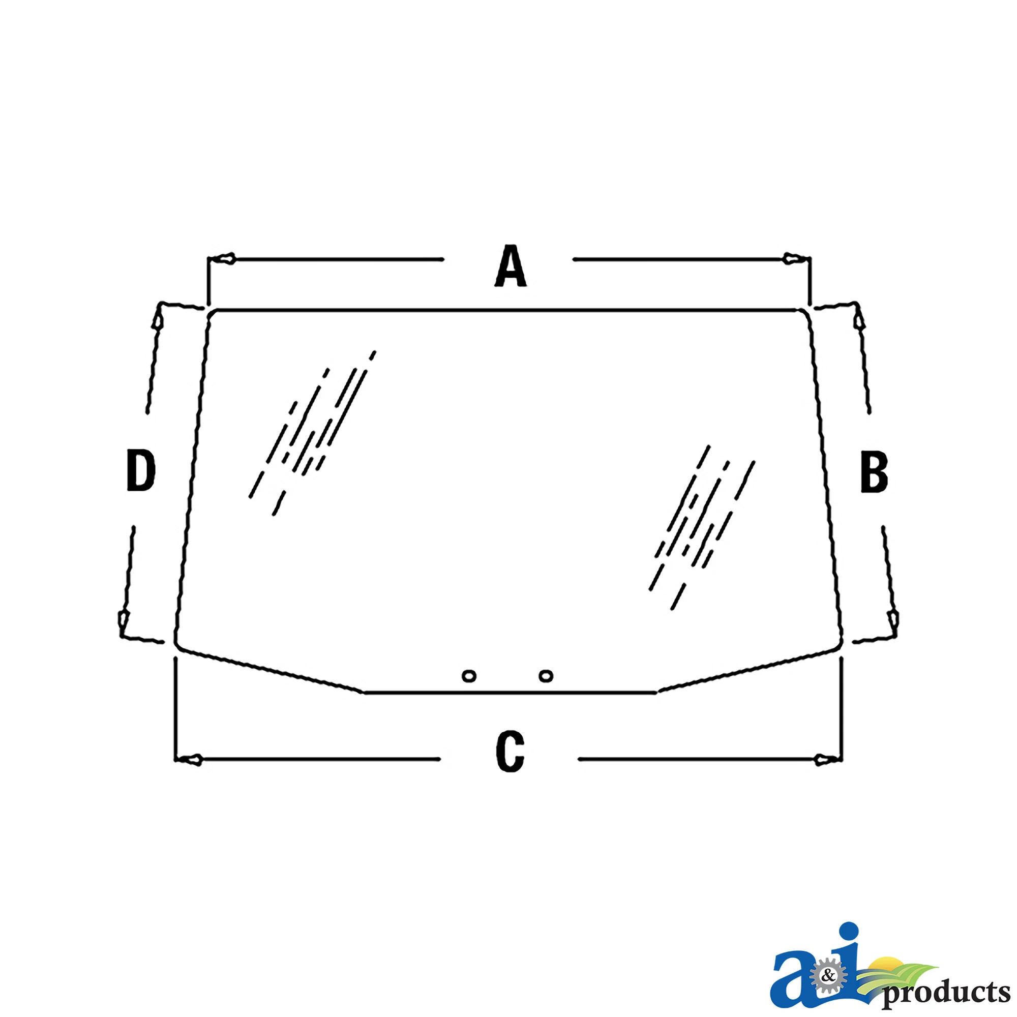 A&I Products Rear Cab Window - A-R110990