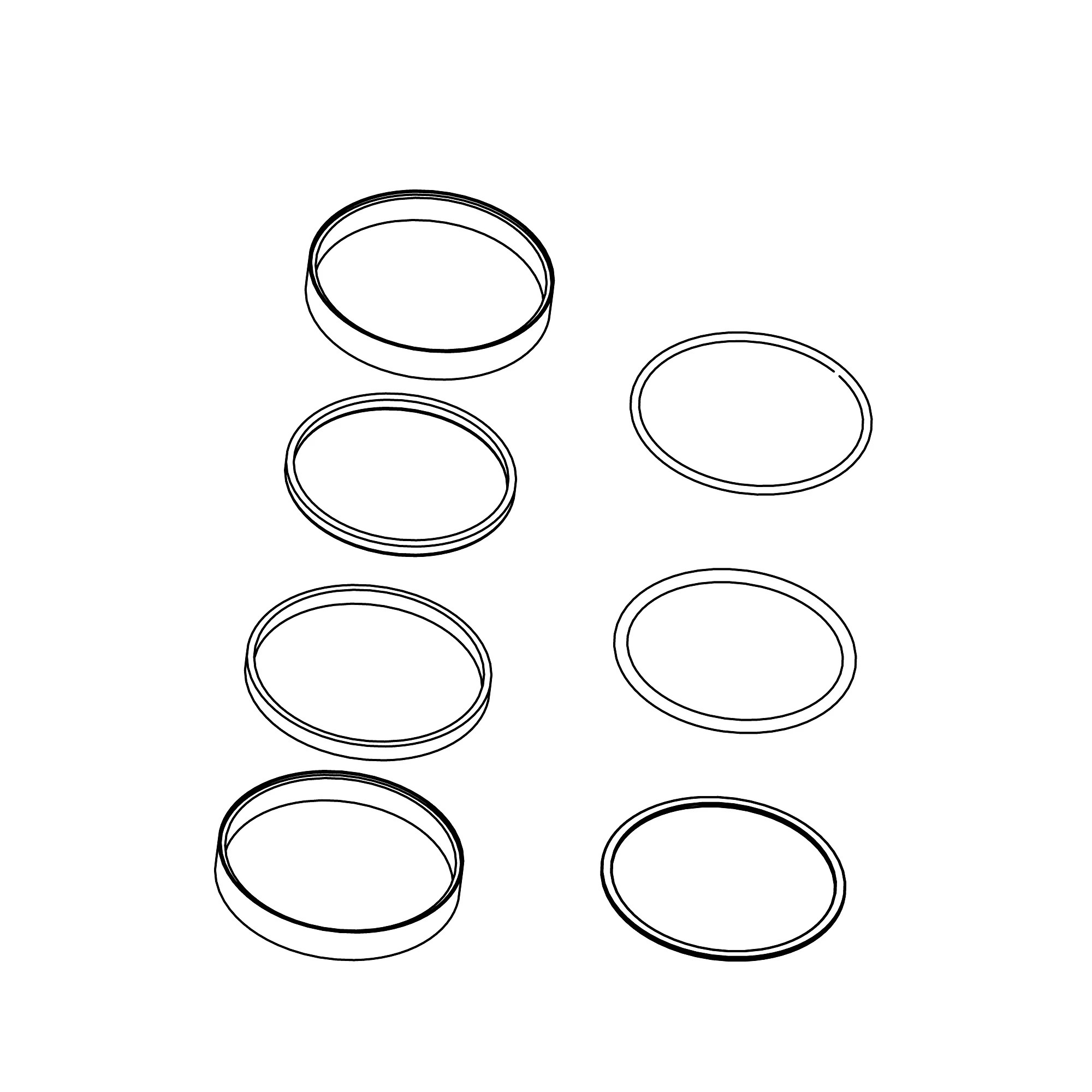 John Deere Hydraulic Cylinder Bore Seal Kit - AHC22109