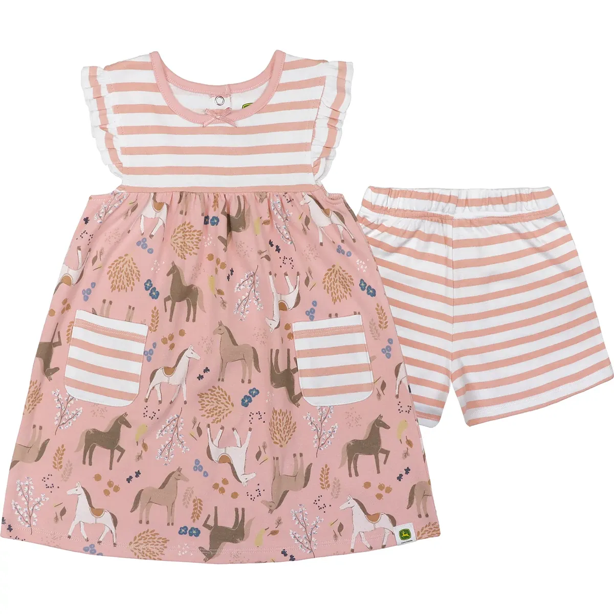Toddler Pony Dress with Shorts