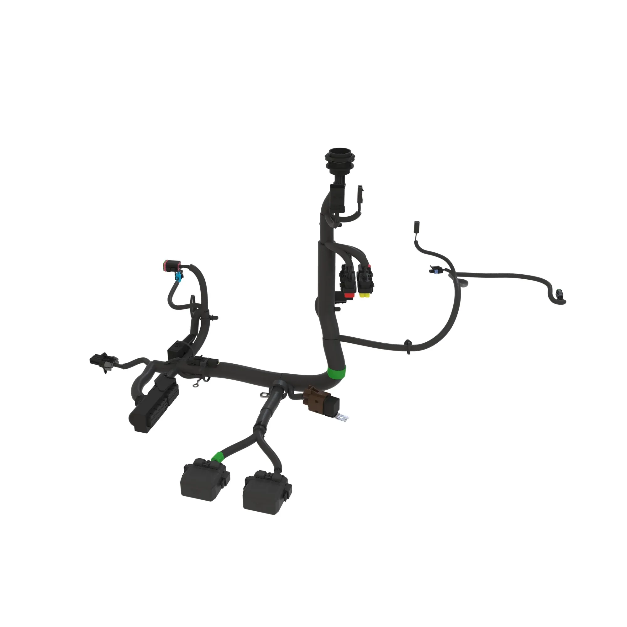 John Deere Chassis Manual Control Wiring Harness, Left Side - AT476381