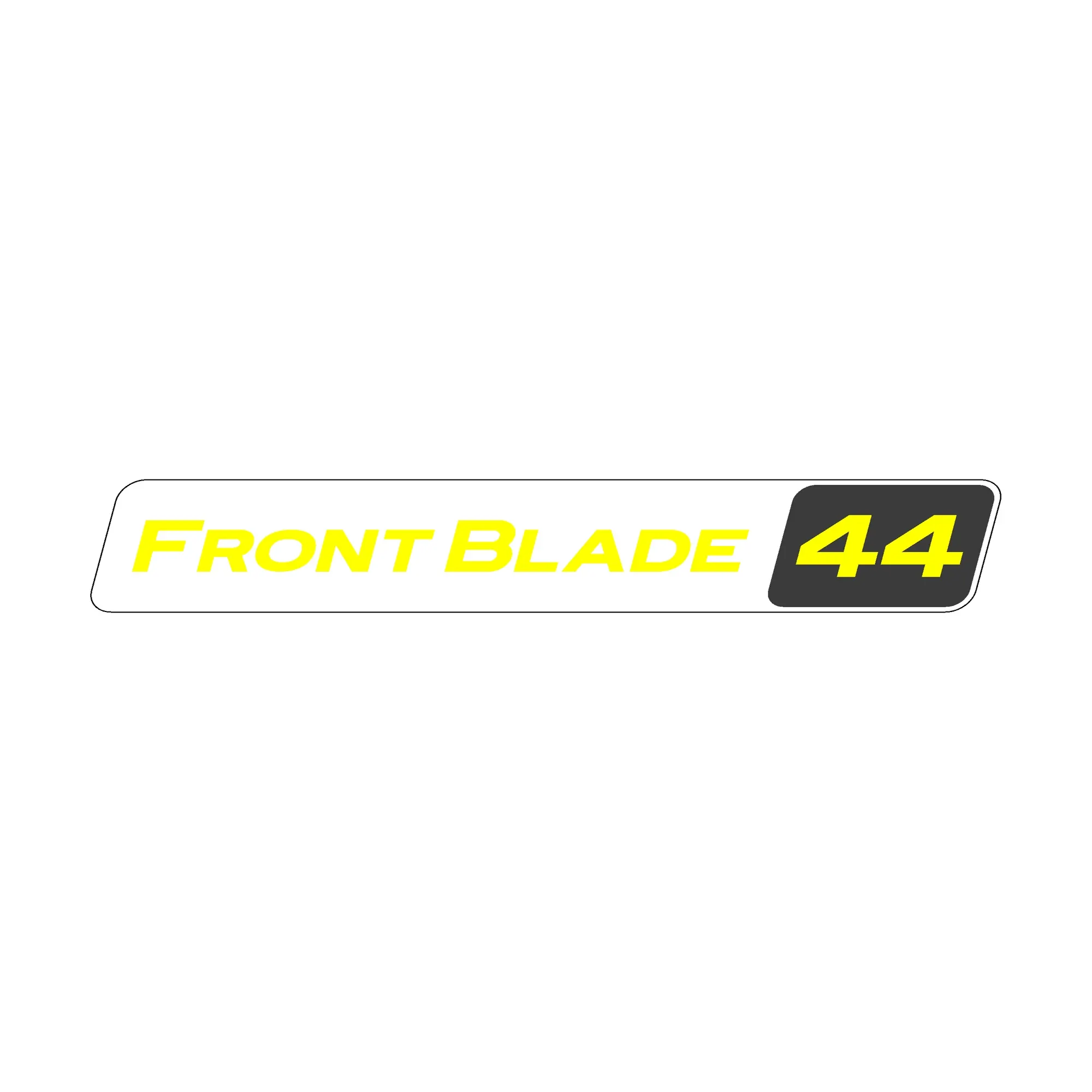 Label, 44" Front Blade