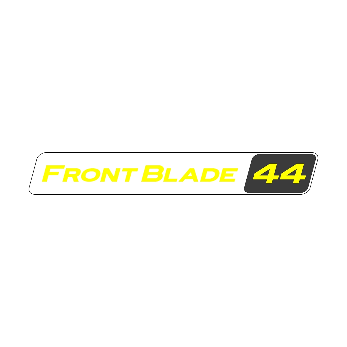 Label, 44" Front Blade