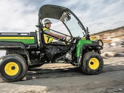 Right side view of HPX 815E in the field
