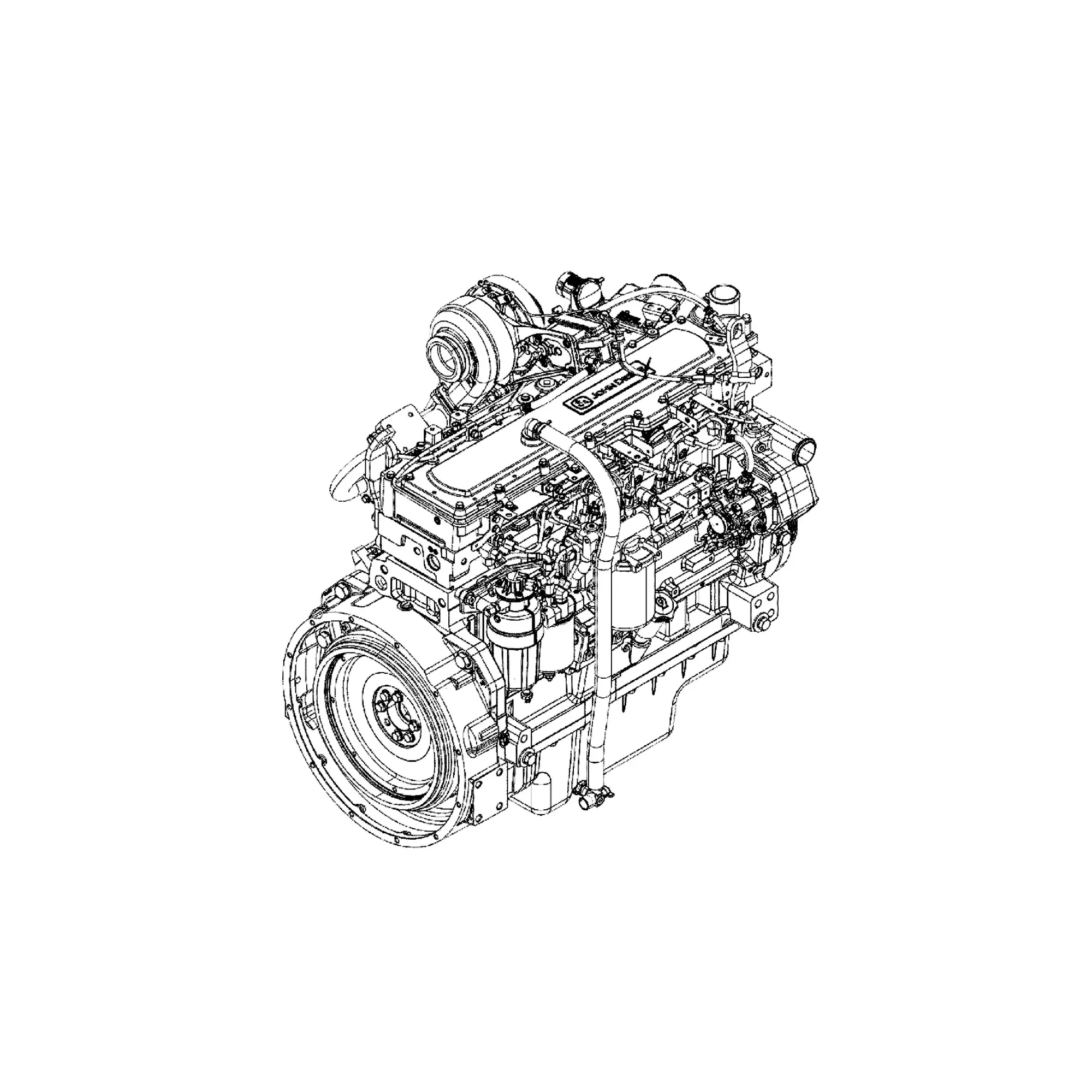 John Deere Reman REMAN Diesel Engine, 9 Liter, Tier 3 - SE501741
