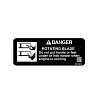 LABEL, DANGER (BLADE CONTACT)