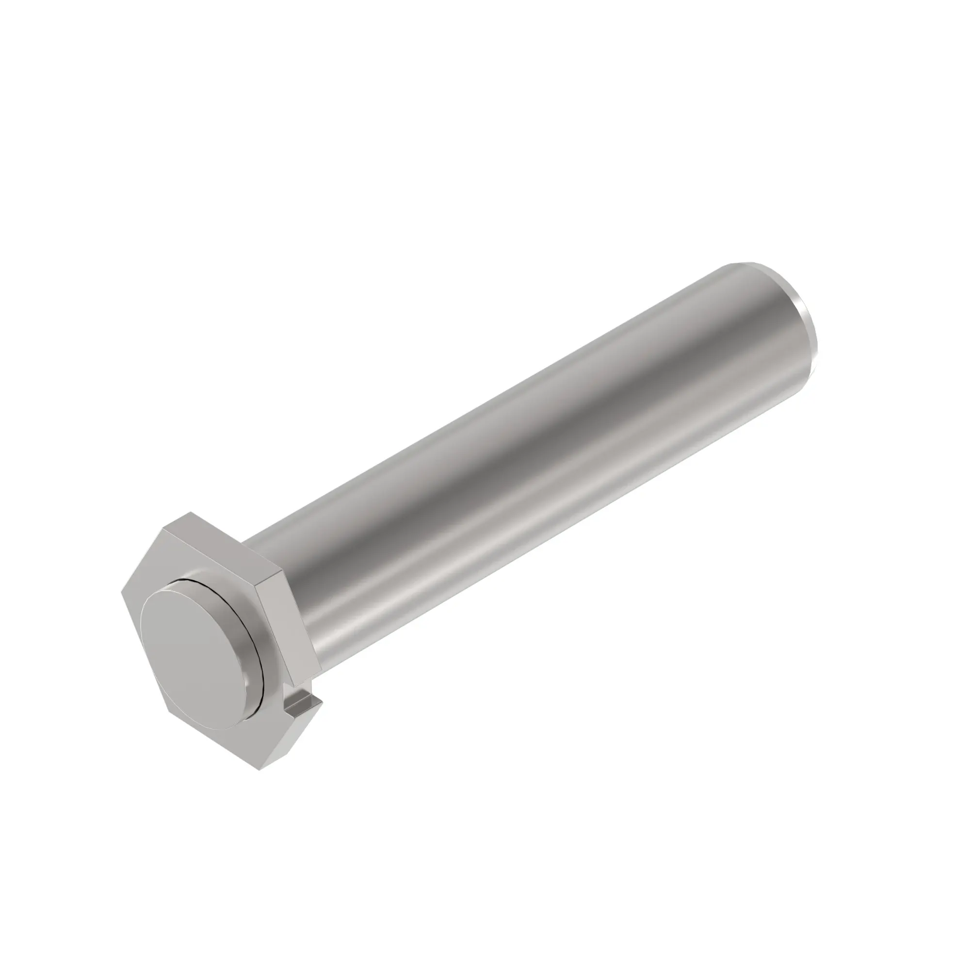 HEX FLAG 1.5" DIA, GREASE HOLE