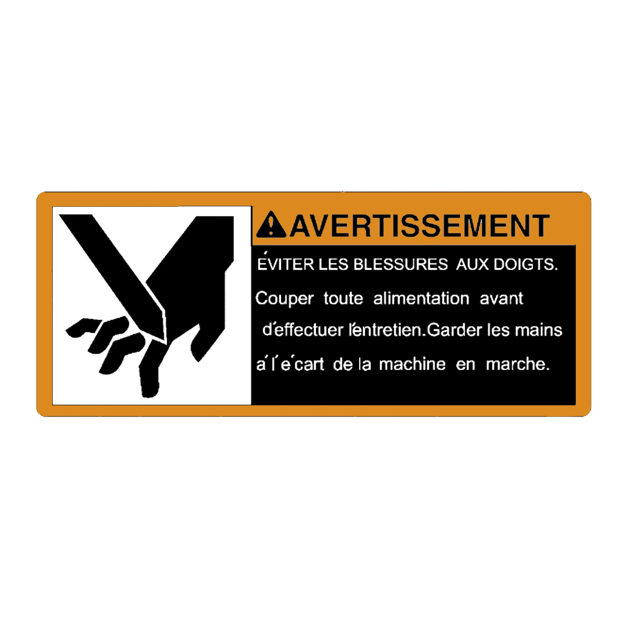 John Deere Warning Label, French-Canadian - E126462