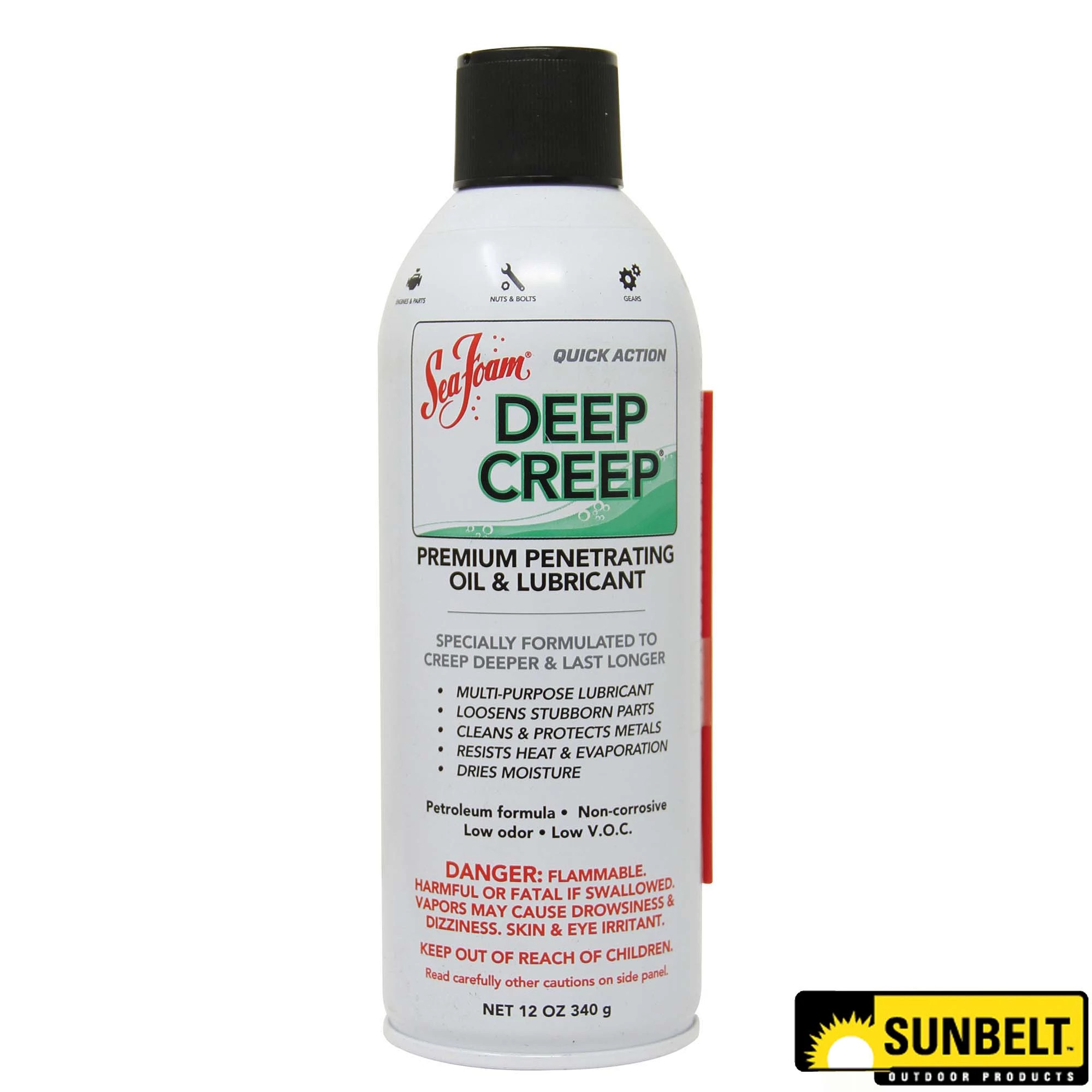 Sunbelt Premium Penetrating Oil and Lubricant, Sea Foam Deep Creep, 340 gram (12 Oz) - A-B1DC14