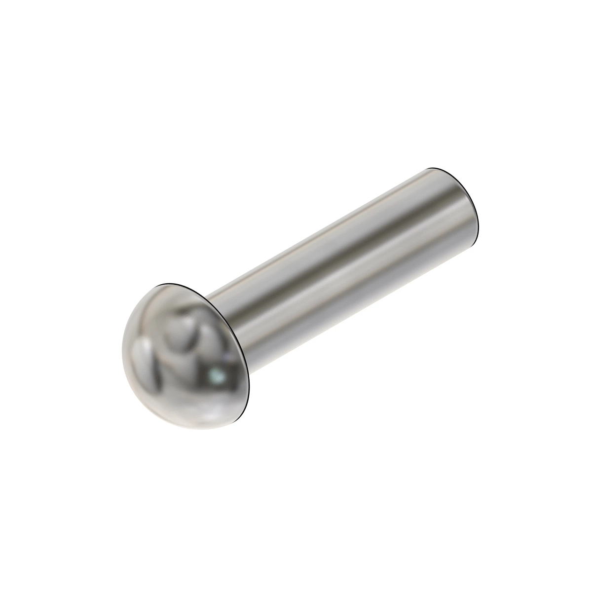 Rivet, Solid, Button Head